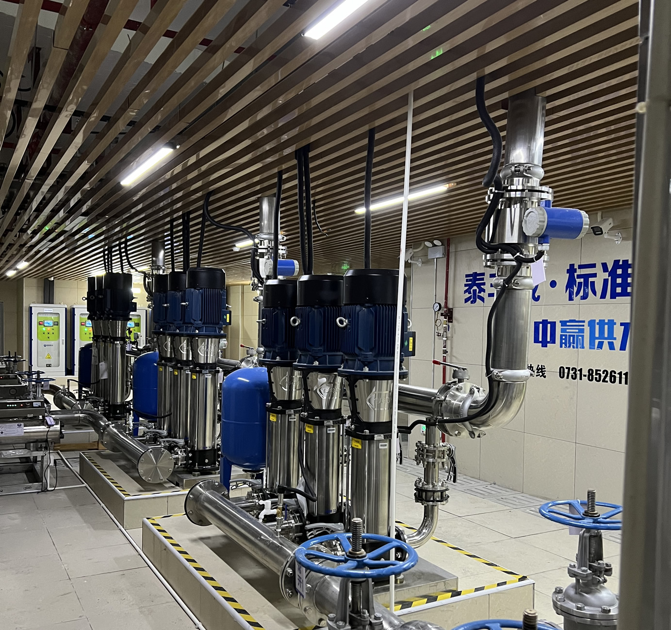 小區自來水二次加壓泵房